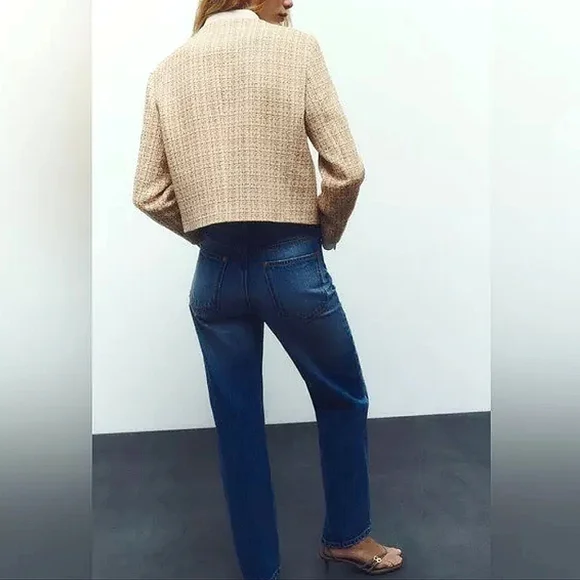 ZARA Textured Blazer - Picture 4 of 4